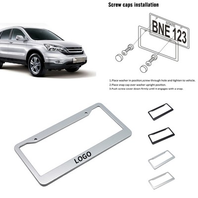 Stainless Steel License Plate Frame