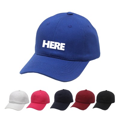 Adjustable Cotton Baseball Cap