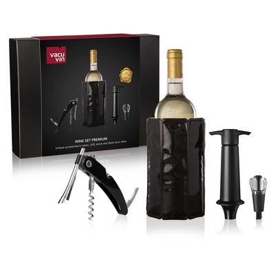 Vacu Vin Wine Set Premium Gift Box - 4 pc