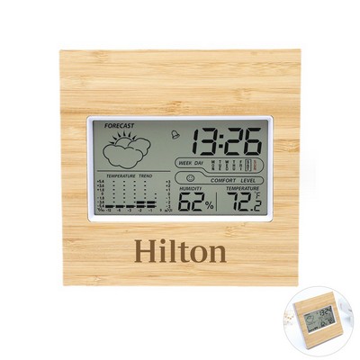 Indoor Bamboo Weather Station