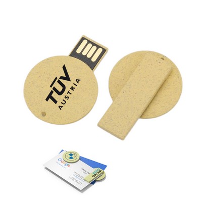 Eco Wheat Flash Drive Bookmark 4GB