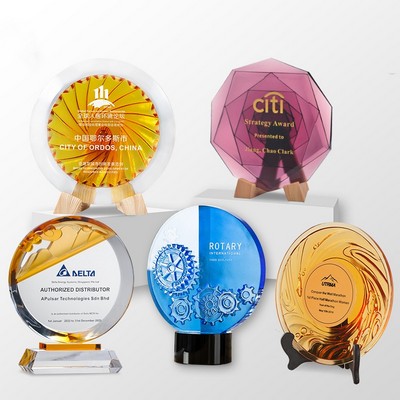 Personalized Colored Glaze Trophy/Award