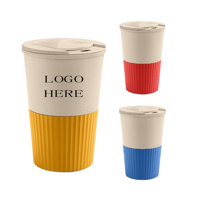 17OZ Wheat Straw Portable Cup