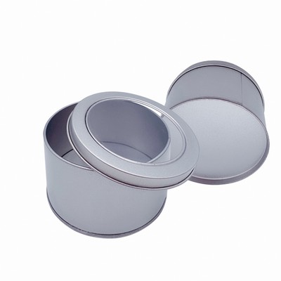 Round Metal Gift Tin Box