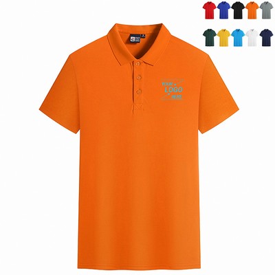 Unisex Short Sleeve Golf Polo Shirt