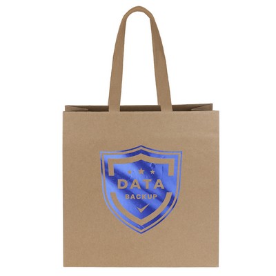 Tuscan™ - Eco Kraft-Brown Matte-Laminated Eurotote - Foil Print