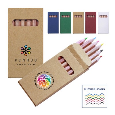 Jornikolor 6 Color Wooden Pencil Set in Box