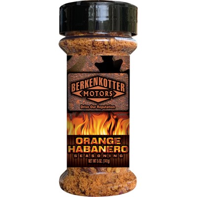 Orange Habanero Dry Rub (half pint) w/shaker cap