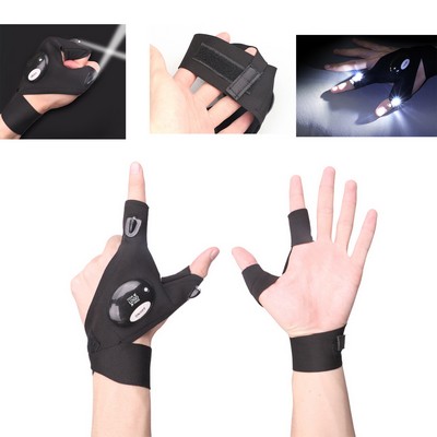 Outdoor LED Flashlight Glove