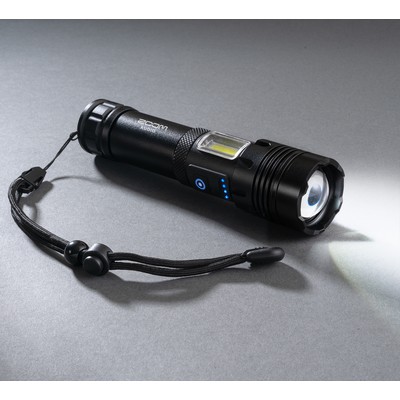 Rechargeable 15 Watt Multifunction Flashlight