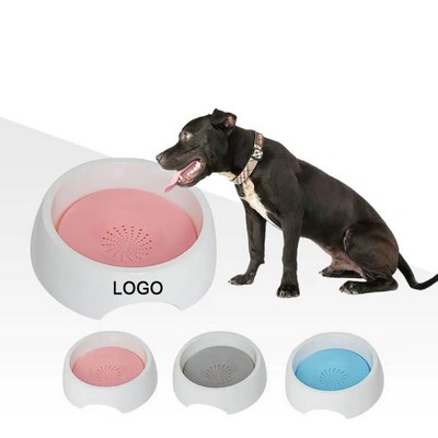 50 Oz. Pet Spill Proof Anti-Overturn Anti-Dust Anti-Choking Anti-Overflow/Water Bowl w/Floating Disk