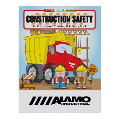 Construction Safety Coloring Book