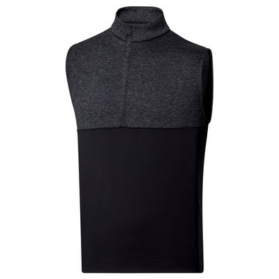 Footjoy Heather Yoke Half Zip Vest