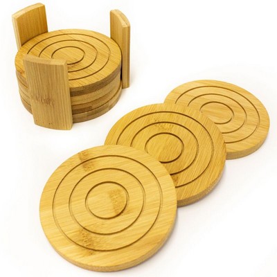 Berghoff Bamboo 7pc Coaster Set, Natural