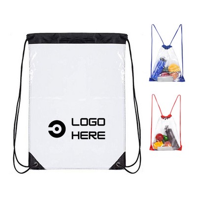 Pvc Transparent Drawstring Bag