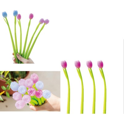 Silicone Color Changing Flower Pens