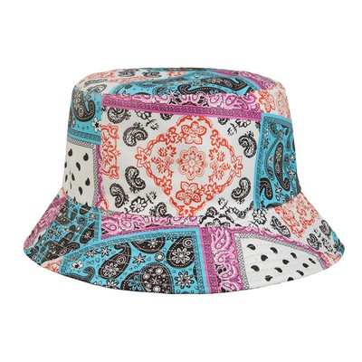 #2 Polyester Reversible Fashion Sun Hat Bucket Hat