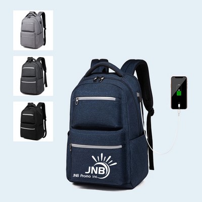 Backpack with USB Charging Port