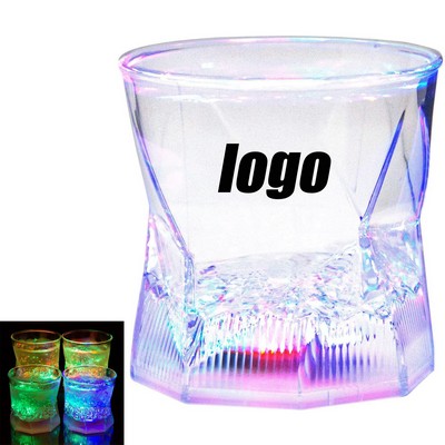 Liquid Activated Multicolor LED Old Fashioned Glasses