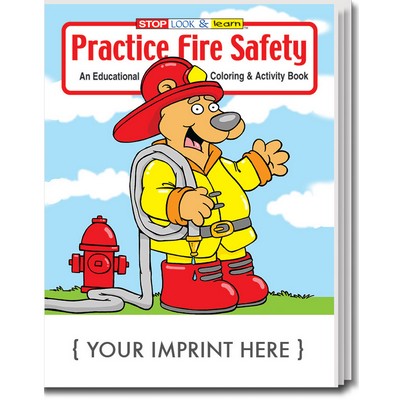 Practice Fire Safety Coloring Book Fun Pack