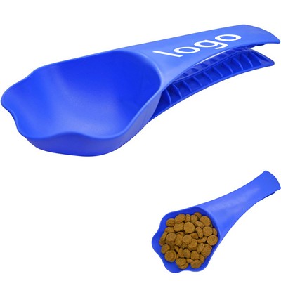 Paw Shaped Pet Food Scoop Clip