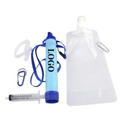 Outdoor Survival Personal Water Filter Straw