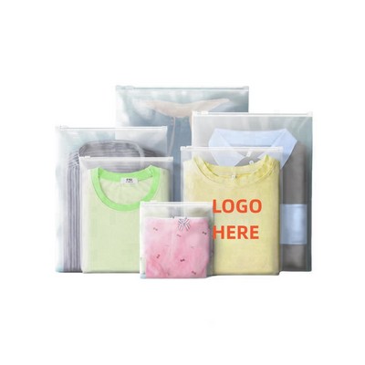 Custom Frosted Zipper Packaging Bags