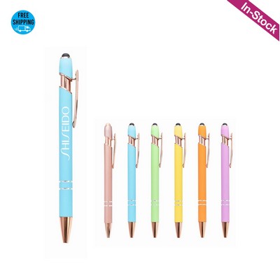 Incline Stylus Pen with Rose Gold Accents