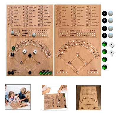 Baseball Dice Board Game Wood