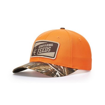 Richardson® Blaze Crown Cap w/Camo Visor