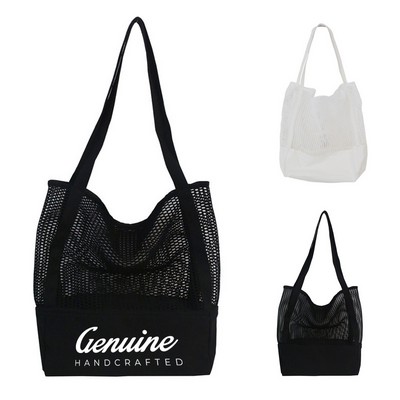 Sheer Mesh Tote Bag