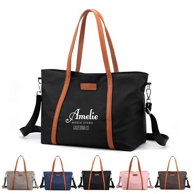 Women's Nylon Tote Laptop Bag