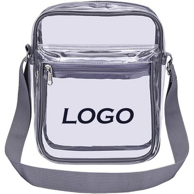 Stadium Events Clear Messenger Bag