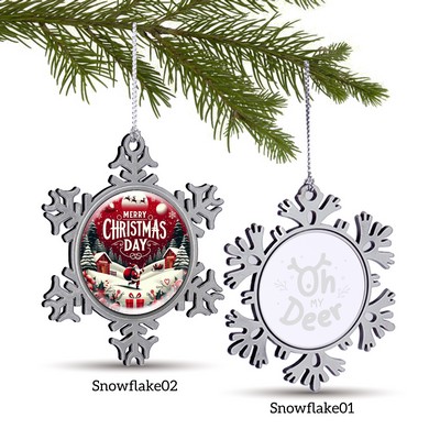 Die Cast Snowflake Ornament