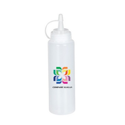 7oz Single-hole Plastic Squeeze Condiment Bottle