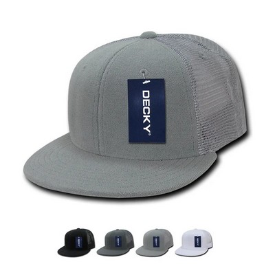 Decky Terry Trucker Flat Bill Snapback Hat