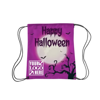 Halloween Candy Drawstring Backpack