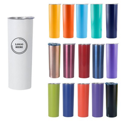 20 Oz. Straight Stainless Steel Insulated Car Tumbler