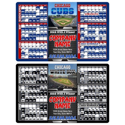 3.5 X 5.5 Baseball Schedule Magnet