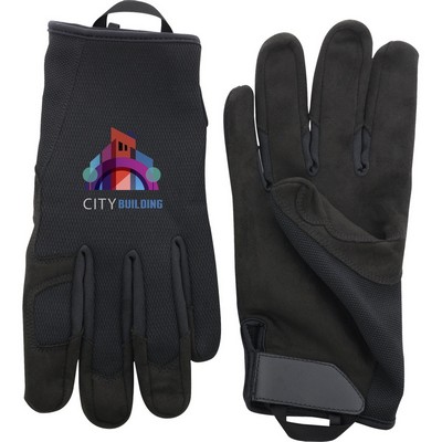 Synthetic Leather Palm & Fingertip Gloves