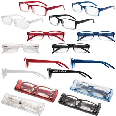 Soft Touch Reading Glasses w/Matching Case