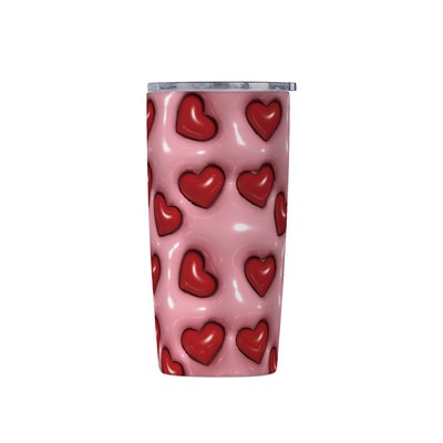 20oz Insulated Tumbler with Heart