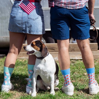 Synthetic Blend USA Socks - Patriotic Comfort for American Feet - American Made