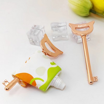 Metal Key Shape Toothpaste Squeezer Rollers