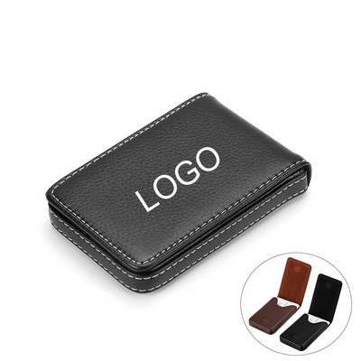 PU Leather Business Card Holder