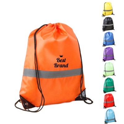 Waterproof Reflective Drawstring Bag