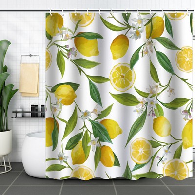 59" Sublimated Shower Curtain