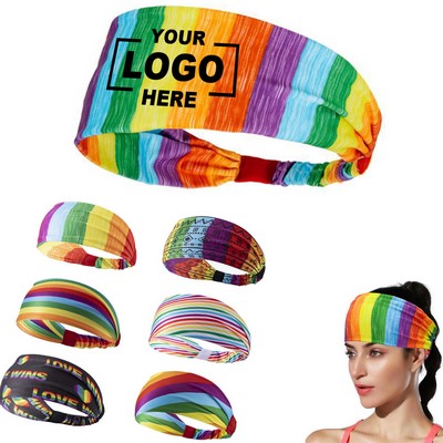 Colorful Athletic Headband for Active Lifestyle