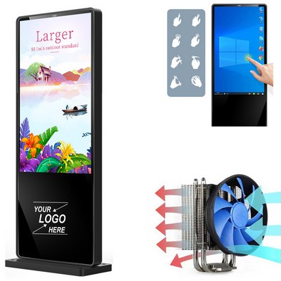 43 Inch Outdoor Touchscreen Digital Display Kiosk