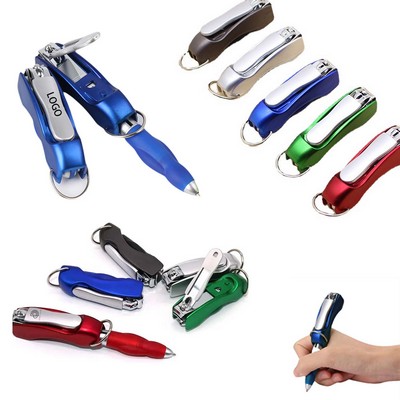 Nail Clipper Ballpoint Pen